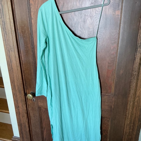 Free People Beach Evangeline Midi Dress in Green Frost Sz Sm EUC - Picture 4 of 4